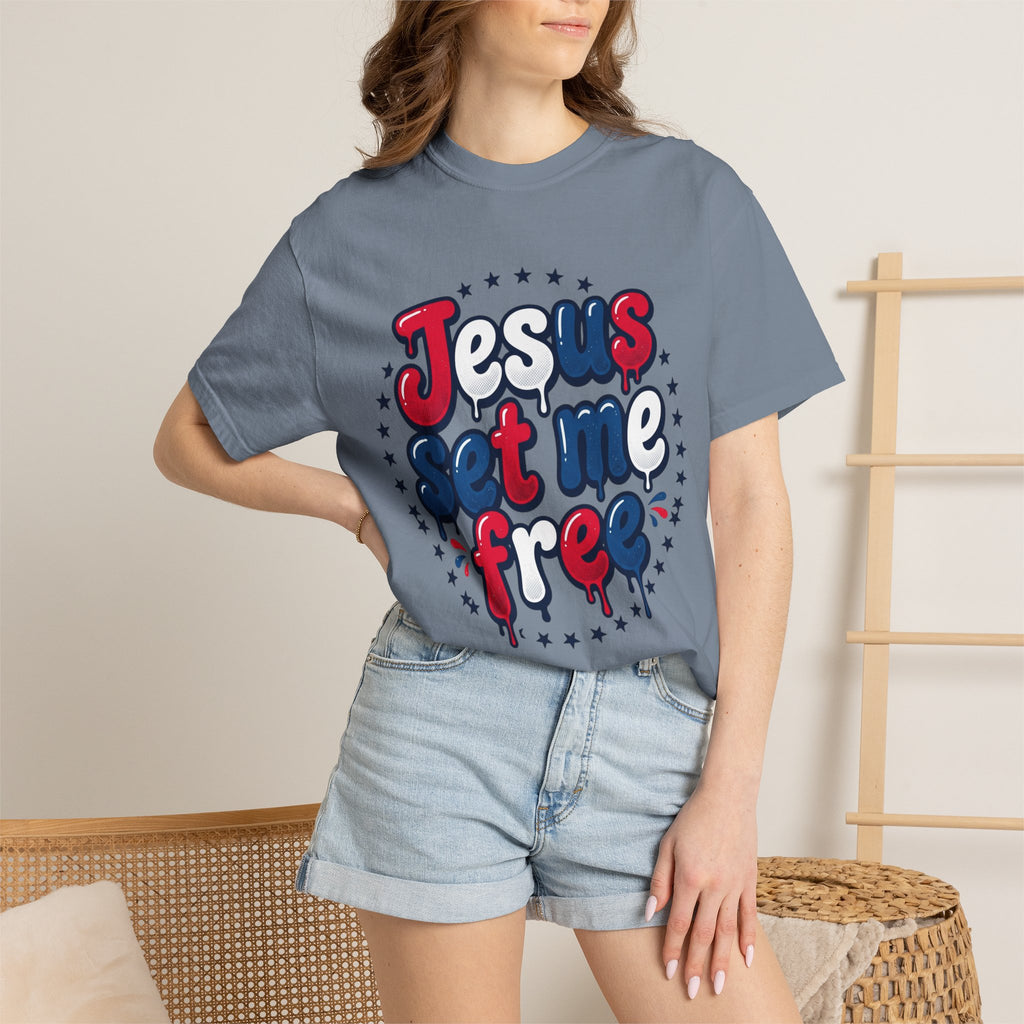 Jesus Set Me Free tee