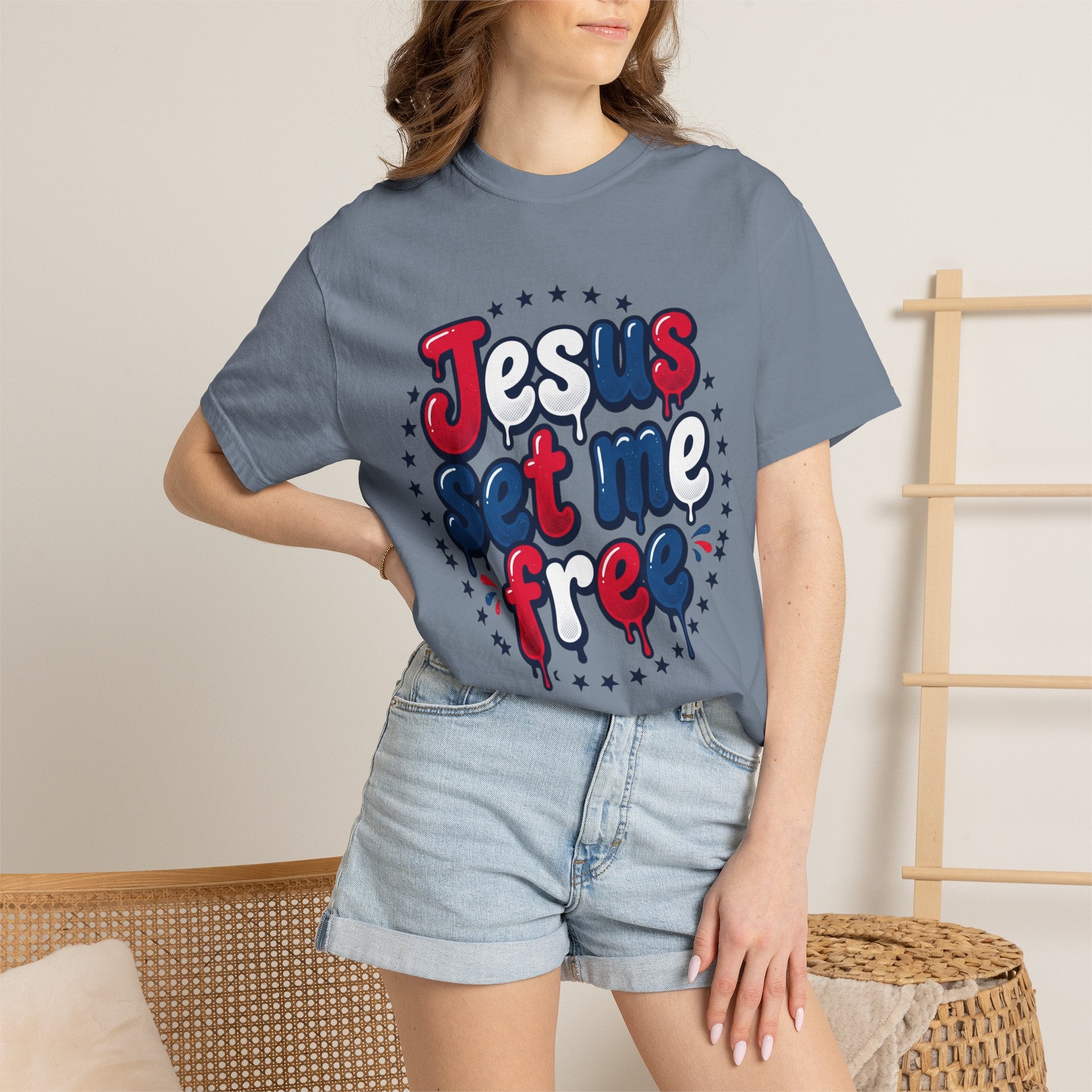 Jesus Set Me Free tee