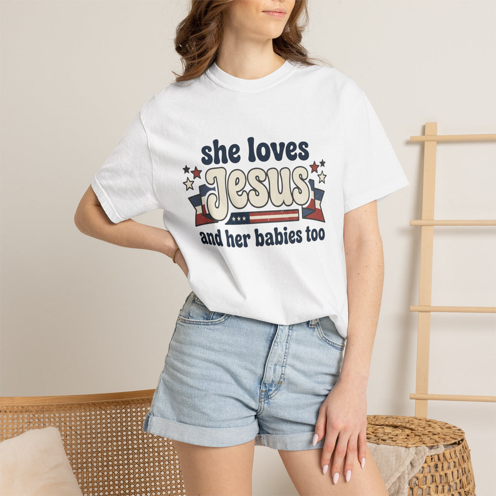 Jesus and Babies tee