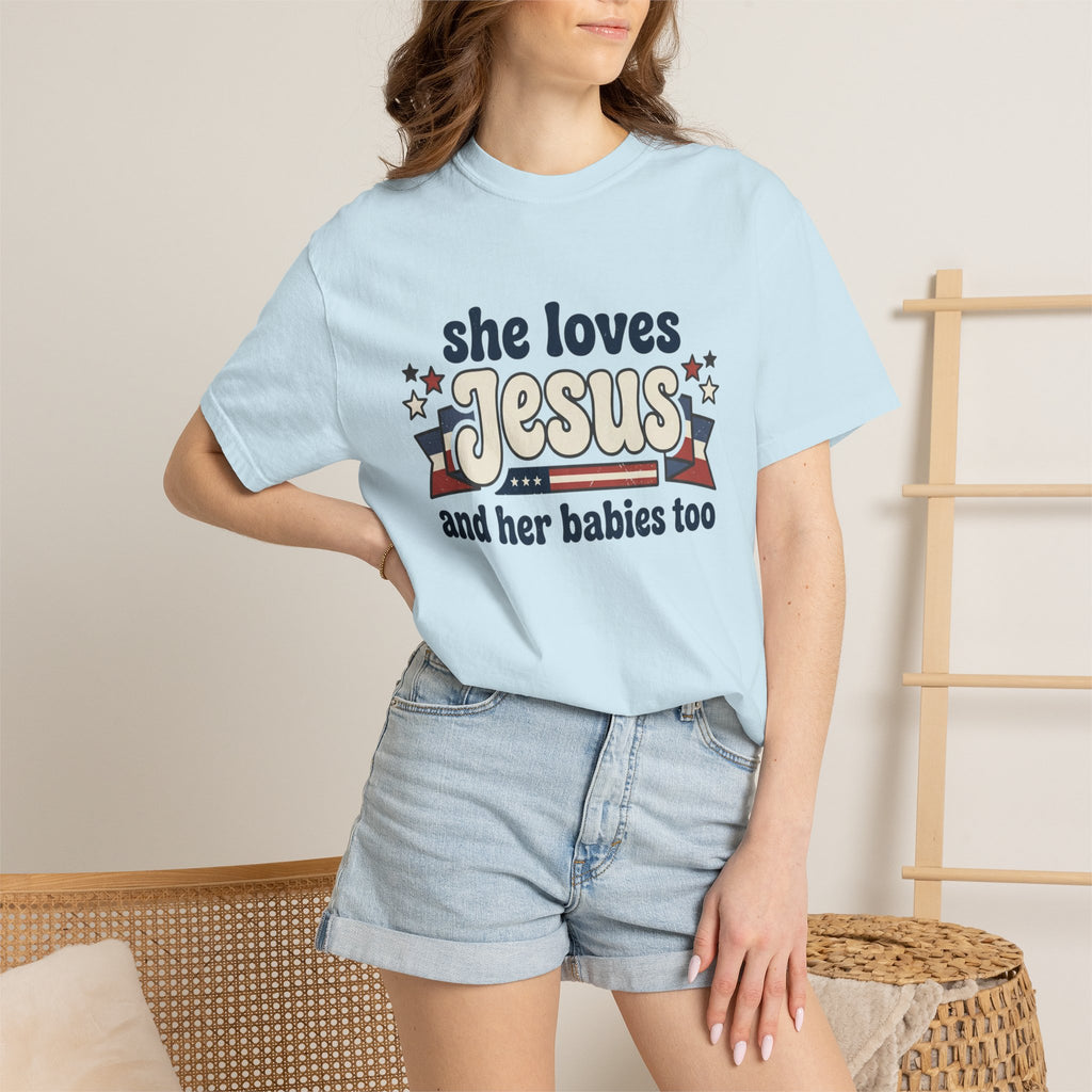 Jesus and Babies tee