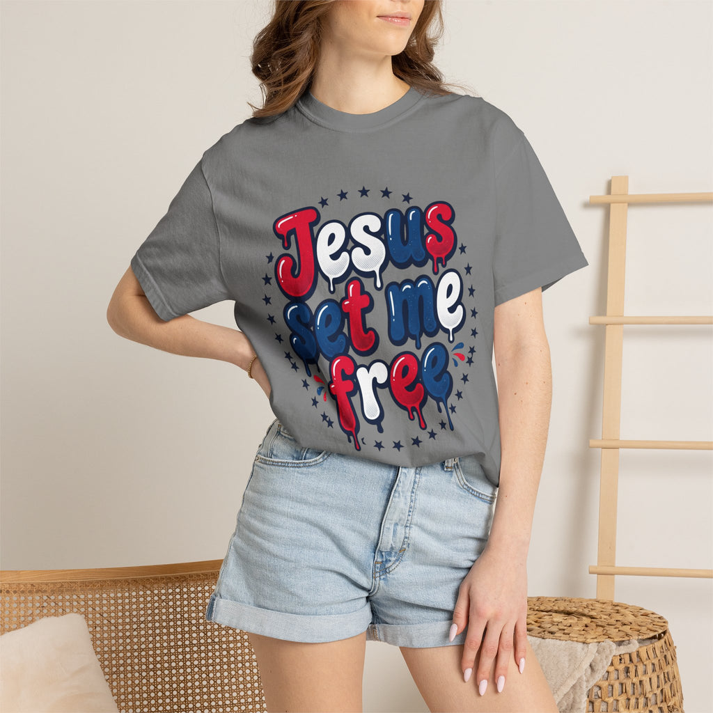 Jesus Set Me Free tee