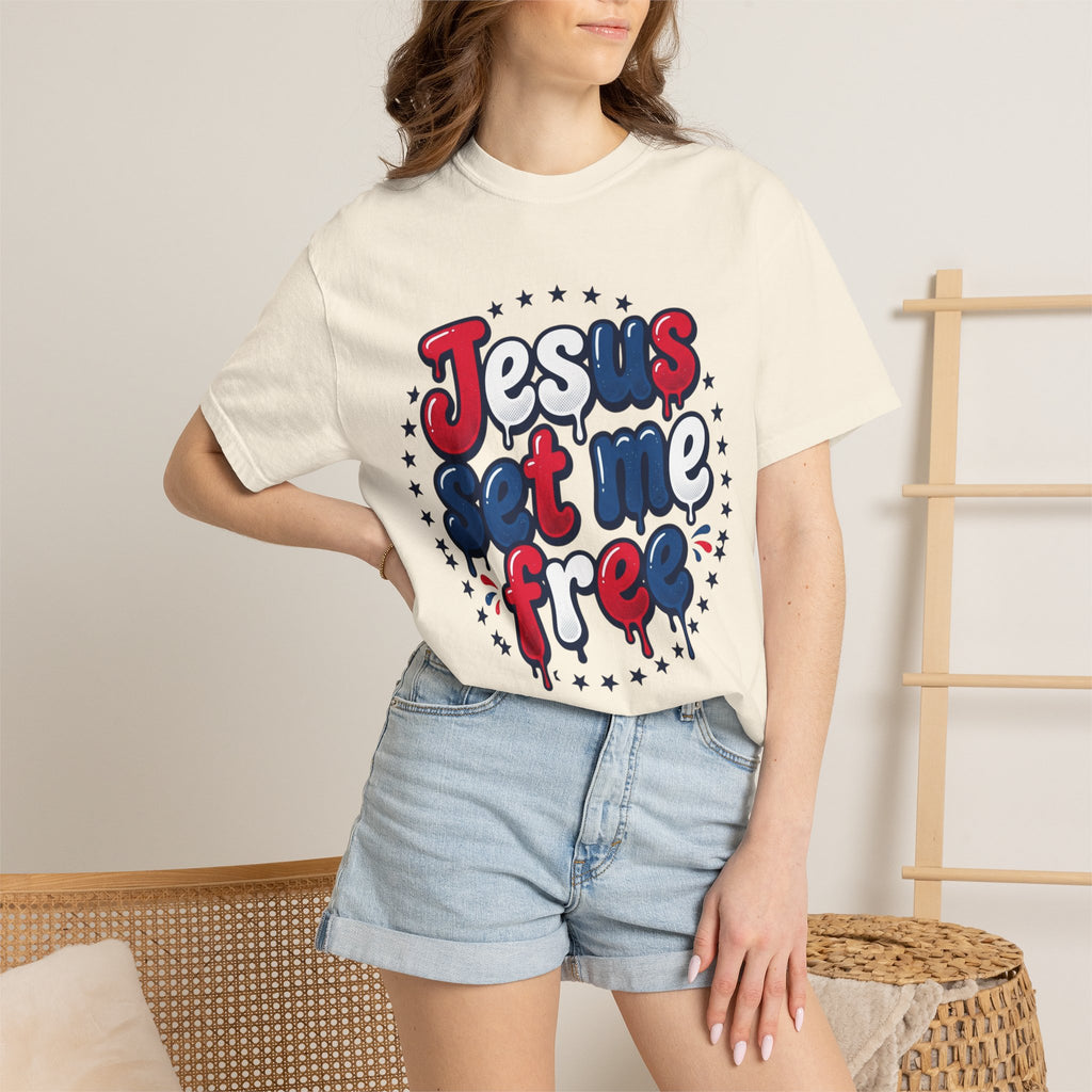 Jesus Set Me Free tee