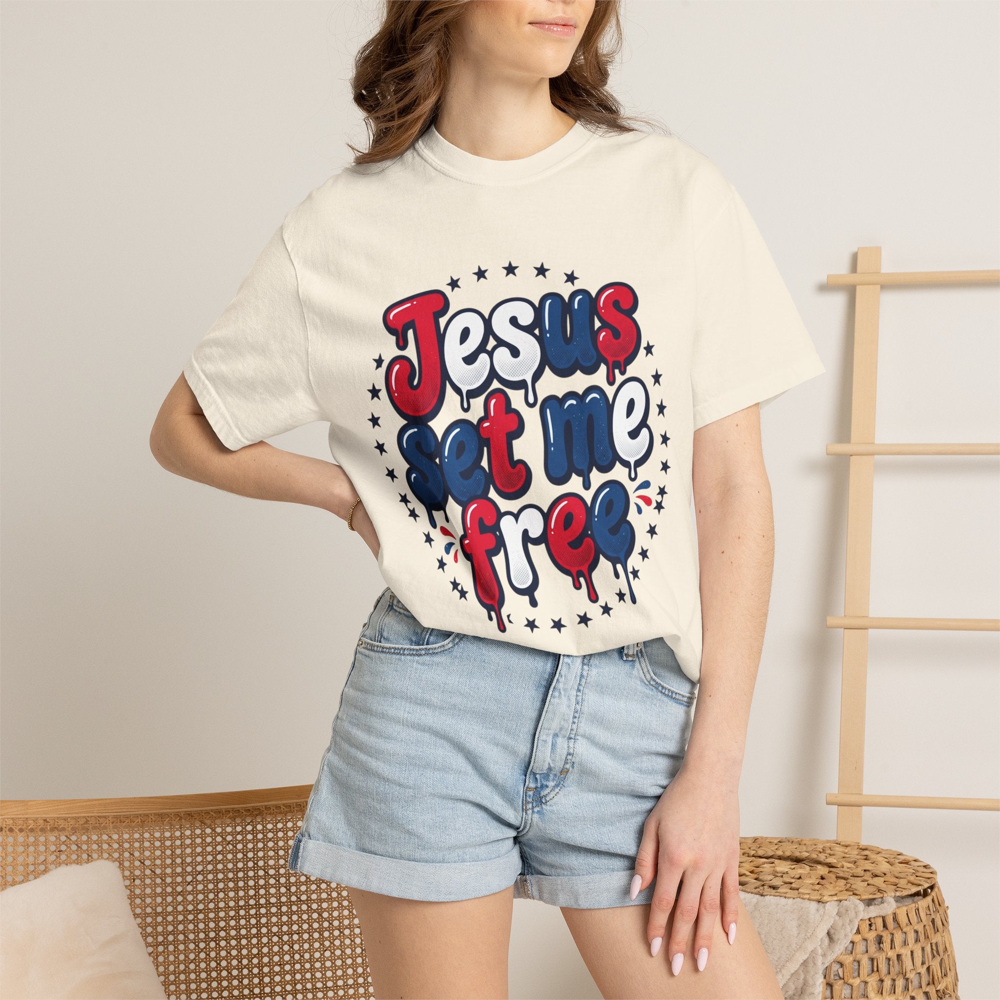 Jesus Set Me Free tee