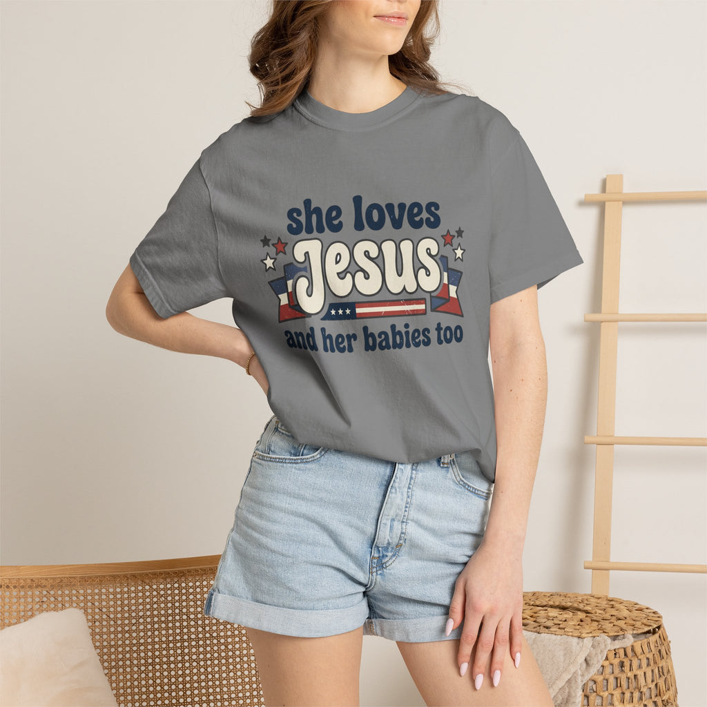 Jesus and Babies tee