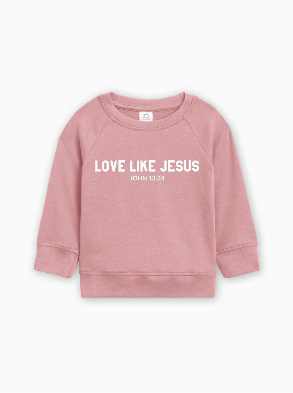 Love Like Jesus Christian Organic Cotton Toddler Kids Pullover